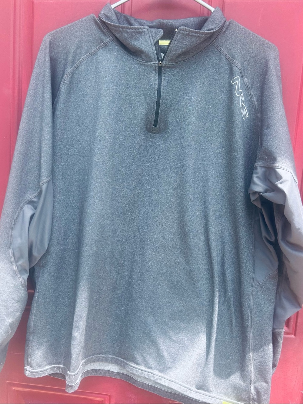 NRS Men's Gray Quarter-Zip Performance top size XL - Picture 2 of 11